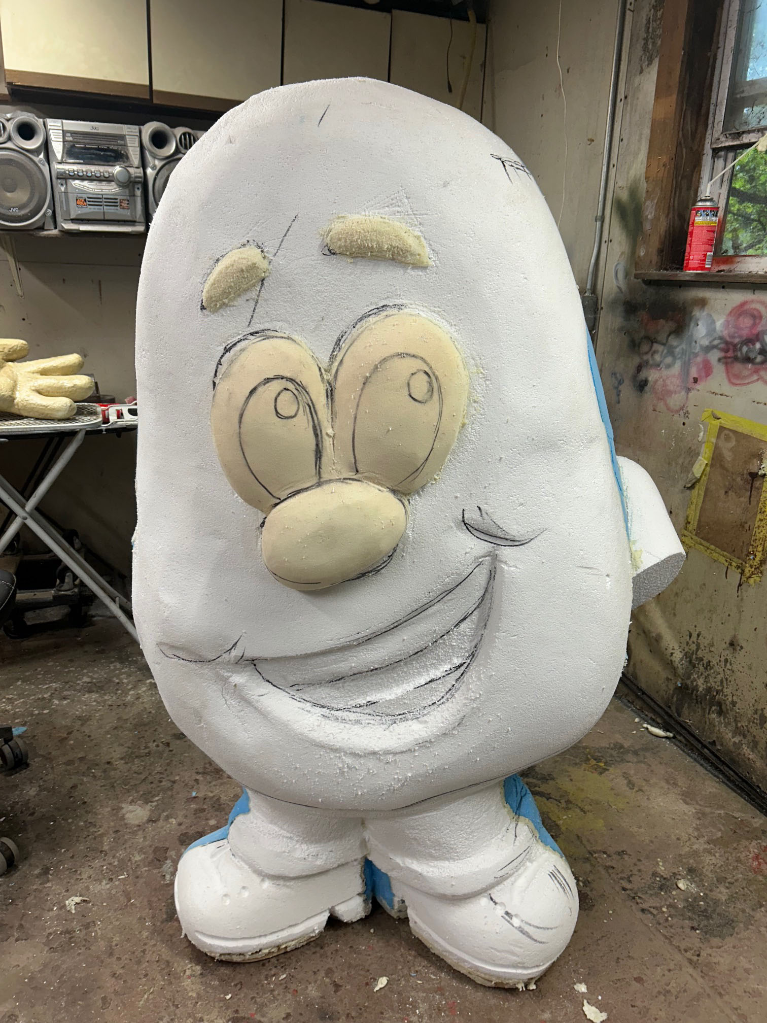 Spuddy Fiberglass Sculpture for the State of Maine