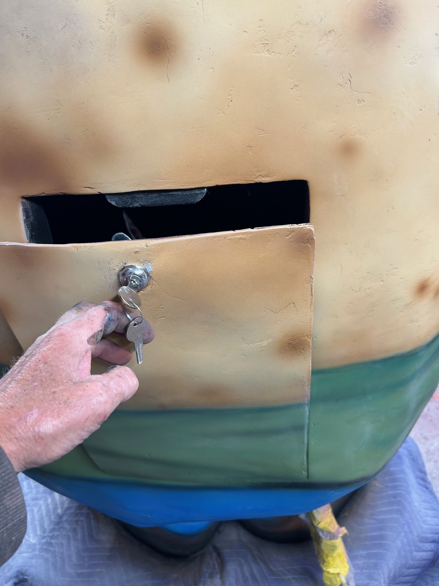 fiberglass cabinet sculpture